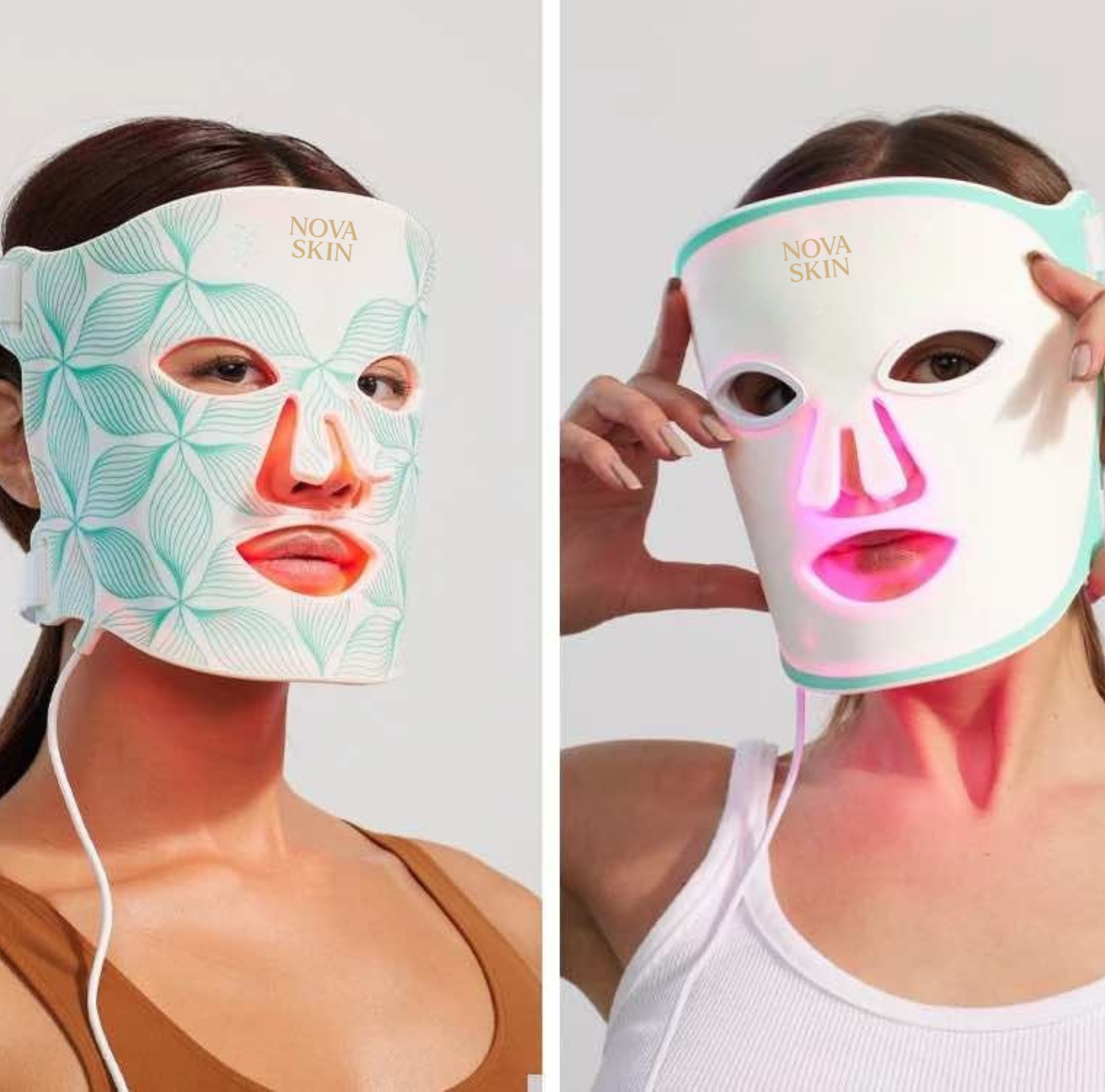 The Glow Mask™ by Nova Skin LED Facial Neck Skin Rejuvenation Mask