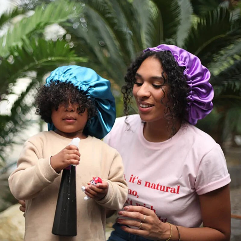 Bretman Rock-Inspired Mulberry Silk Hair Bonnet – Wake Up to Flawless Hair