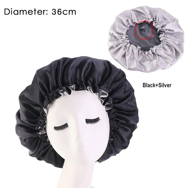 Bretman Rock-Inspired Mulberry Silk Hair Bonnet – Wake Up to Flawless Hair