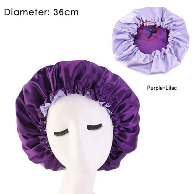 Bretman Rock-Inspired Mulberry Silk Hair Bonnet – Wake Up to Flawless Hair