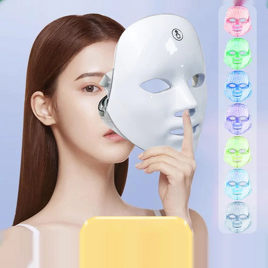 NovaSkin™ 7-Color LED Light Therapy Mask – Glow Tech for Clearer, Brighter Skin