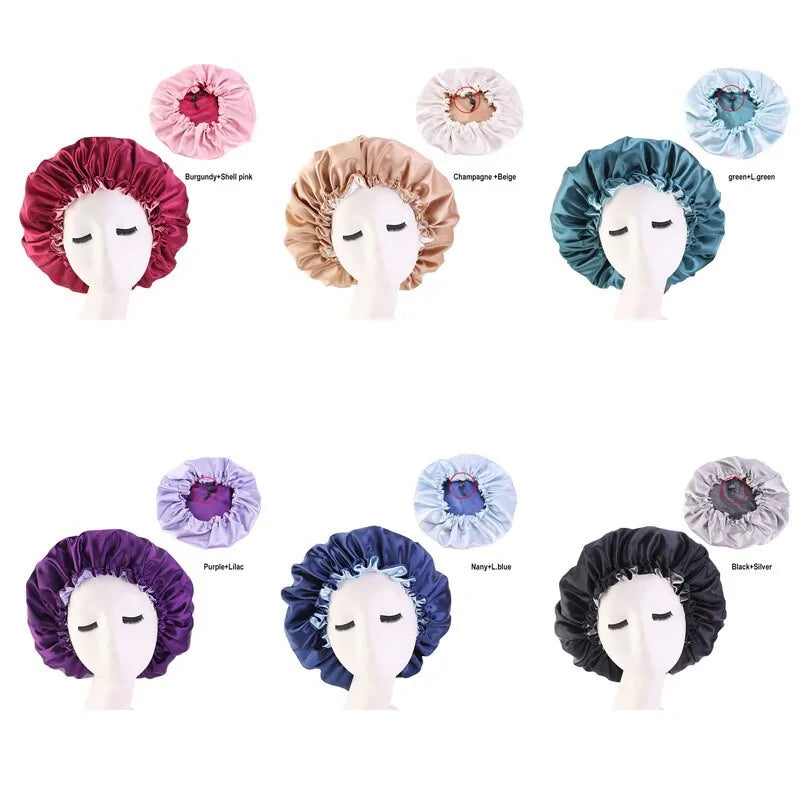 Bretman Rock-Inspired Mulberry Silk Hair Bonnet – Wake Up to Flawless Hair