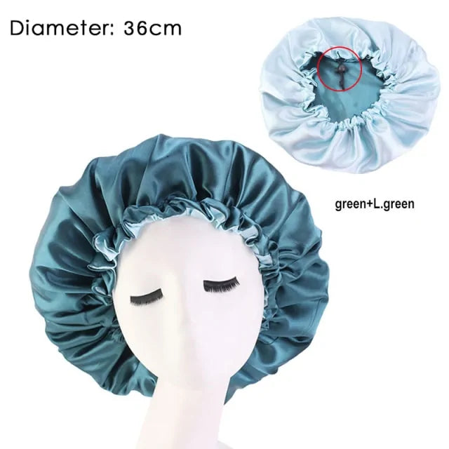 Bretman Rock-Inspired Mulberry Silk Hair Bonnet – Wake Up to Flawless Hair