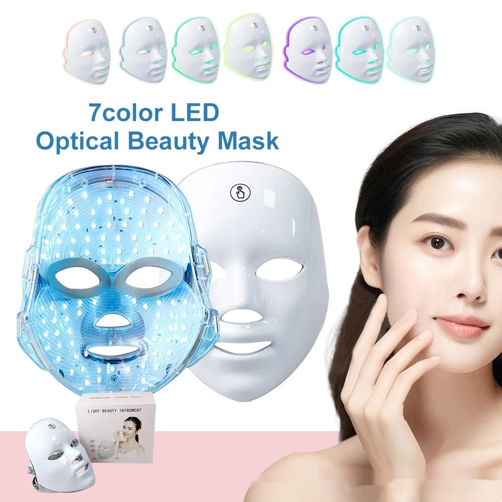 NovaSkin™ 7-Color LED Light Therapy Mask – Glow Tech for Clearer, Brighter Skin