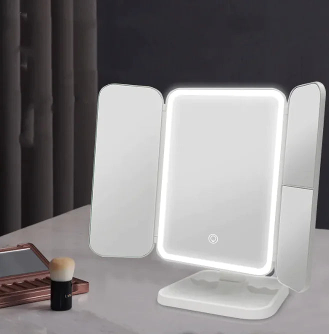 ✨ NovaSkin™ LumiGlow Vanity Mirror — Radiance at Every Angle | LED Portable Beauty Mirror