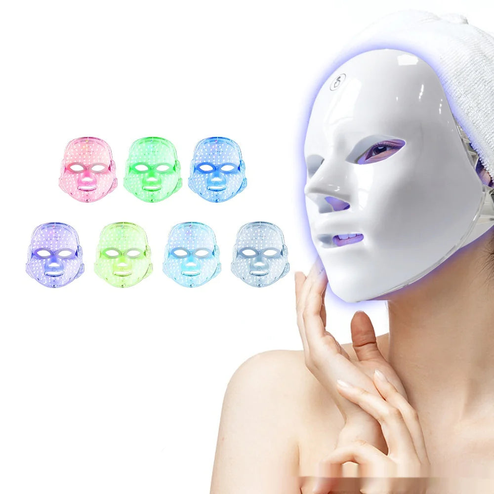 NovaSkin™ 7-Color LED Light Therapy Mask – Glow Tech for Clearer, Brighter Skin