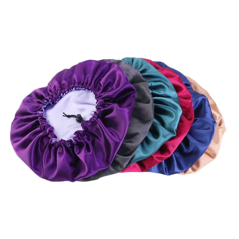 Bretman Rock-Inspired Mulberry Silk Hair Bonnet – Wake Up to Flawless Hair